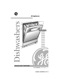 Manual GE GSD2200Z01WH Dishwasher