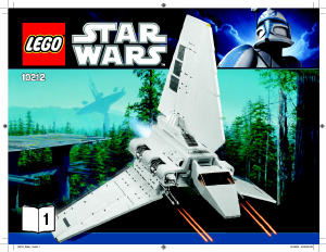 Manuale Lego set 10212 Star Wars Imperial shuttle