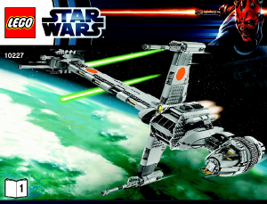 Manual Lego set 10227 Star Wars B-Wing starfighter