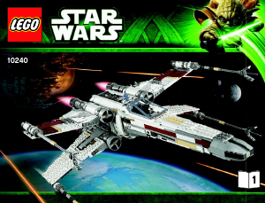 Manual Lego set 10240 Star Wars Red five X-Wing starfighter