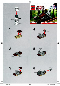 Manual Lego set 30005 Star Wars Imperial speeder bike