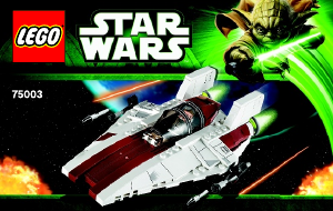 Manual Lego set 75003 Star Wars A-wing starfighter