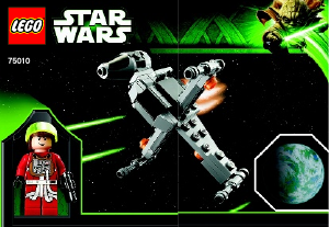 Manual Lego set 75010 Star Wars B-Wing starfighter and Endor