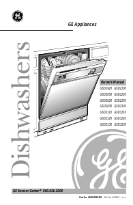 Manual GE GSD2120C02BB Dishwasher