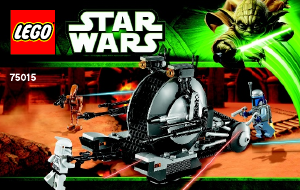Bedienungsanleitung Lego set 75015 Star Wars Corporate Alliance Tank Droid