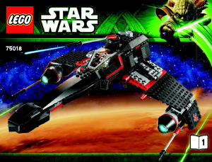 Manuale Lego set 75018 Star Wars Jek-14s stealth starfighter