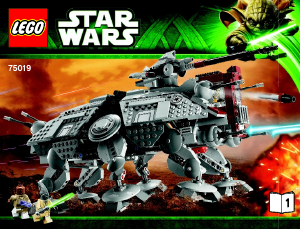 Manual de uso Lego set 75019 Star Wars AT-TE