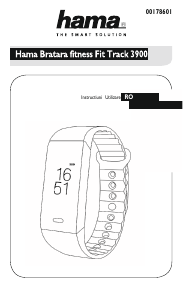 Manual Hama 00178601 Fit Track 3900 Tracker de activități