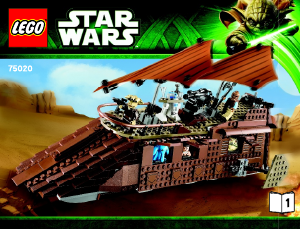 Mode d’emploi Lego set 75020 Star Wars Jabbas Sail Barge