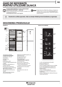 Manual Hotpoint-Ariston H9 A3D I H O3 Combina frigorifica