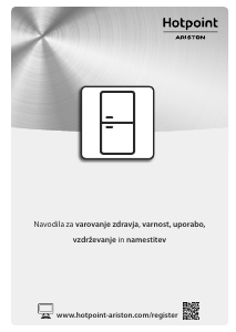 Priročnik Hotpoint-Ariston H8 A1E X Hladilnik in zamrzovalnik