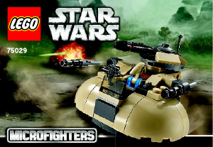 Vadovas Lego set 75029 Star Wars AAT