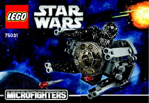 Manuál Lego set 75031 Star Wars TIE Interceptor
