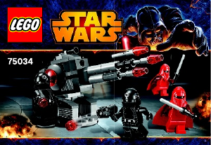 Manual de uso Lego set 75034 Star Wars Death Star troopers