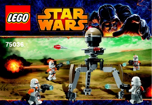 Manual de uso Lego set 75036 Star Wars Utapau troopers