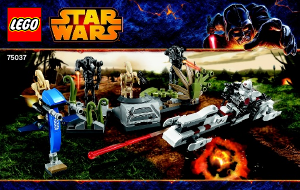 Manual Lego set 75037 Star Wars Battle on Saleucami