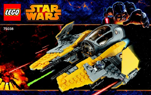 Manuál Lego set 75038 Star Wars Jedi Interceptor
