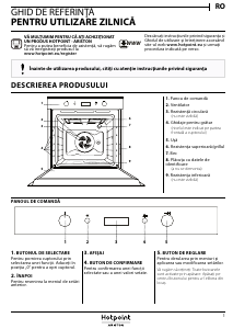 Manual Hotpoint-Ariston FI7 864 SC IX HA Cuptor