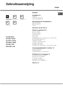 Handleiding Hotpoint-Ariston OS 992D C IX /HA Oven