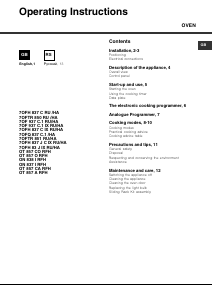 Handleiding Hotpoint-Ariston 7OFH 837C (BK) RU/HA Oven