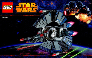 Manual Lego set 75044 Star Wars Droid tri-fighter