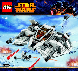 Manual Lego set 75049 Star Wars Snowspeeder