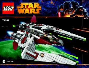 Mode d’emploi Lego set 75051 Star Wars Jedi Scout Fighter