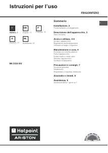 Bedienungsanleitung Hotpoint-Ariston BS 2332 EU Kühlschrank