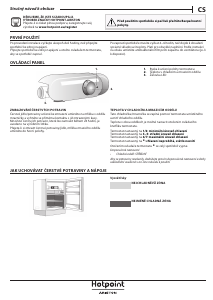 Manuál Hotpoint-Ariston BTSZ 1632/HA 1 Lednice