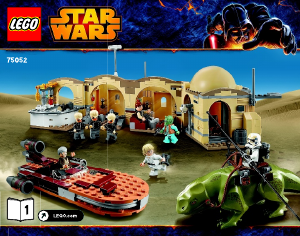 Manual Lego set 75052 Star Wars Mos Eisley cantina