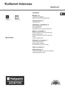 Kullanım kılavuzu Hotpoint-Ariston MF 1 (TK)/HA Buzdolabı