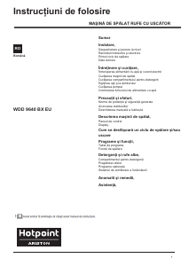Manual Hotpoint-Ariston WDD 9640 BX EU Mașină de spalat cu uscator
