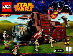 Manual de uso Lego set 75058 Star Wars MTT