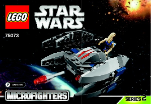 Manual de uso Lego set 75073 Star Wars Vulture droid
