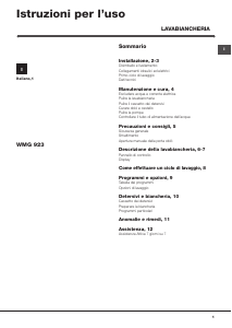 Manuale Hotpoint-Ariston WMG 923BX IT.C Lavatrice