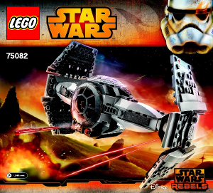 Mode d’emploi Lego set 75082 Star Wars TIE advanced prototype