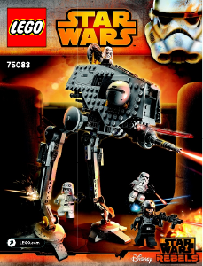 Manuale Lego set 75083 Star Wars AT-DP