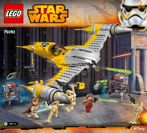 Bedienungsanleitung Lego set 75092 Star Wars Naboo starfighter