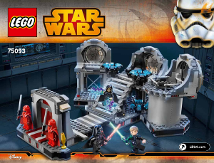Manual Lego set 75093 Star Wars Death Star final duel