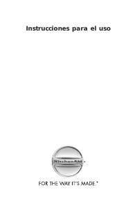 Manual de uso KitchenAid KRCB6062 Frigorífico combinado