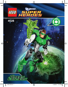 Manual Lego set 4528 Super Heroes Green Lantern