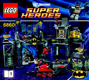 Mode d’emploi Lego set 6860 Super Heroes Batcave