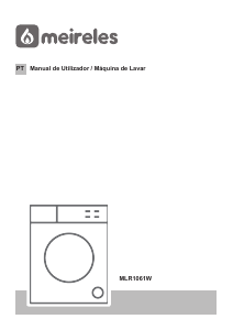 Manual Meireles MLR 1061 W Máquina de lavar roupa