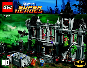Manual Lego set 10937 Super Heroes Arkham asylum breakout