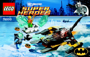 Manual Lego set 76000 Super Heroes Arctic Batman vs. Mr. Freeze - Aquaman on Ice