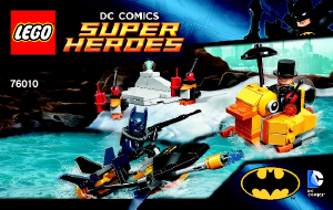 Handleiding Lego set 76010 Super Heroes The Penguin beslissend duel