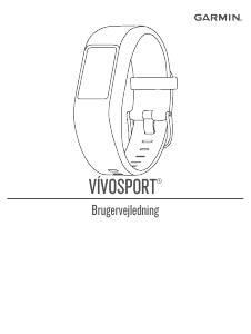 Brugsanvisning Garmin vivosport Aktivitetssporing