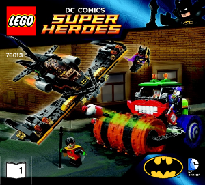 Handleiding Lego set 76013 Super Heroes The Joker stoomwals