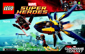 Handleiding Lego set 76019 Super Heroes Starblaster duel
