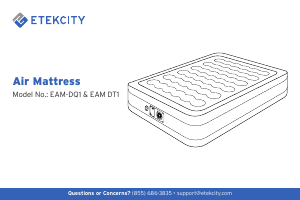 Handleiding Etekcity EAM-DQ1 Luchtbed